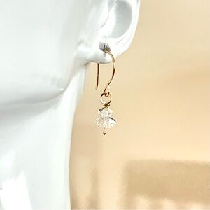 Herkimer‎ Diamond 14k Gold-Filled Earrings, drop earrings
